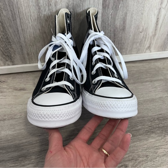 Converse Classic Hidden Wedge Platform high-top sneakers Womens 9.5 Chuck Taylor - Picture 4 of 12